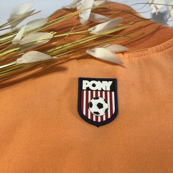 PONY Track Jacket in Tangerine - Picture 7 of 11